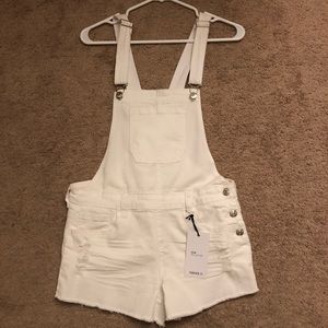 Forever 21 White Shortalls size 27